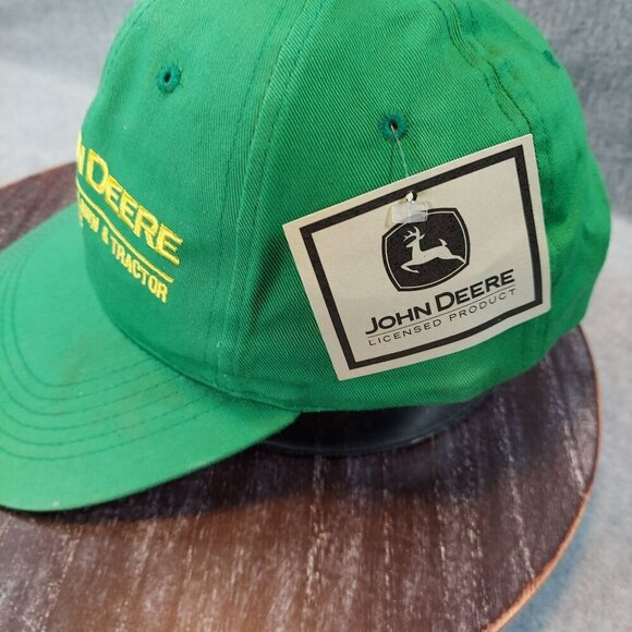 John Deere Licensed Green Baseball Cap With Adjustable Snapback - Picture 3 of 13